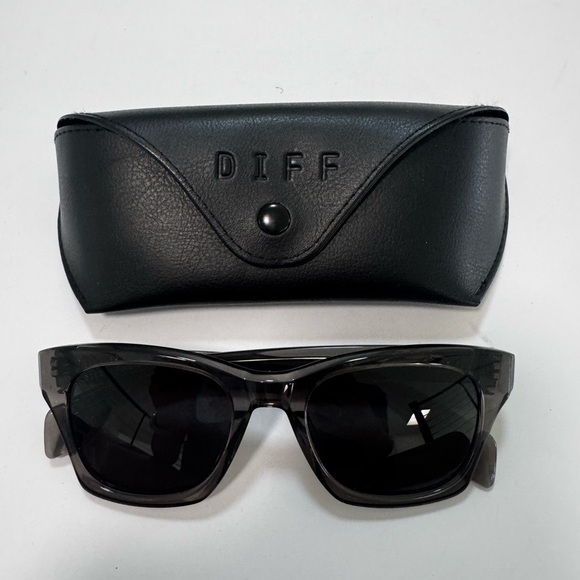 Accessories - DIFF 🏷️ NWOT UNISEX Black Sunglasses with Case